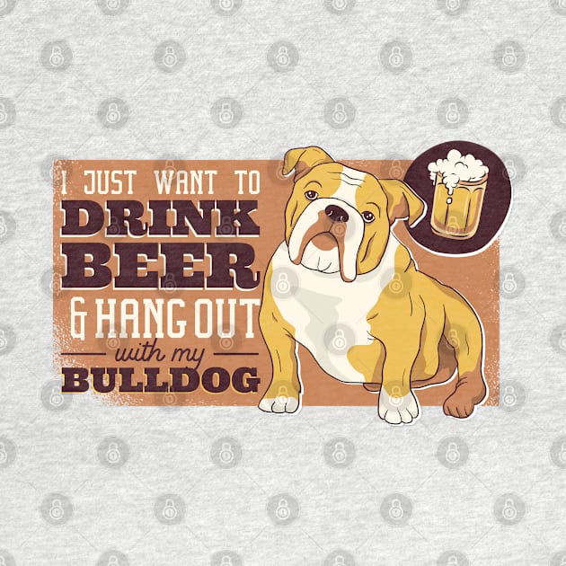 Beer And Bulldog by TomCage